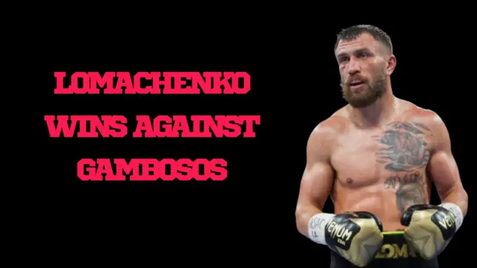 Lomachenko wins against Gambosos