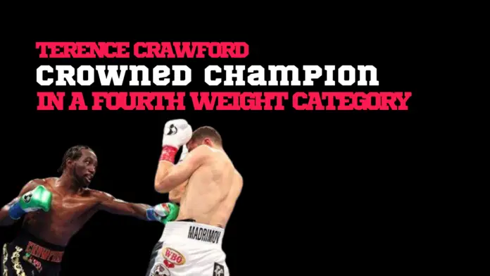 Terence Crawford crowned champion in a fourth weight category