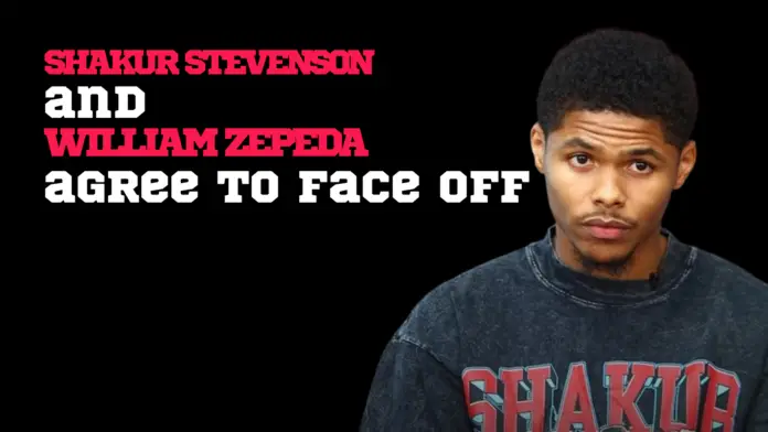 Shakur Stevenson and William Zepeda agree to face off